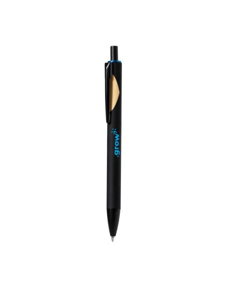 Penna in alluminio e inserto in bambù